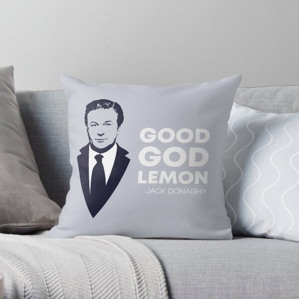 Good God Lemon Throw Pillow