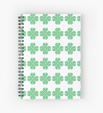 Traditional Celtic Shamrock Spiral Notebook