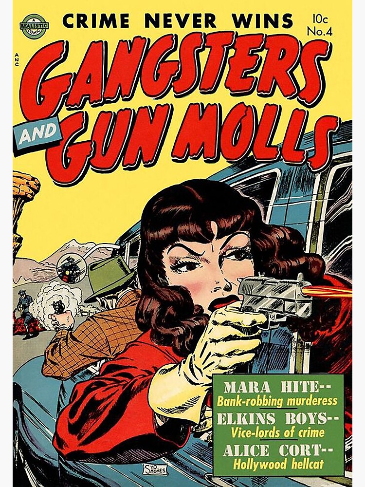 Gangster Gun Molls Premium Matte Vertical Poster sold by Exaggerated ...