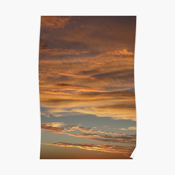 Sunset Clouds Poster