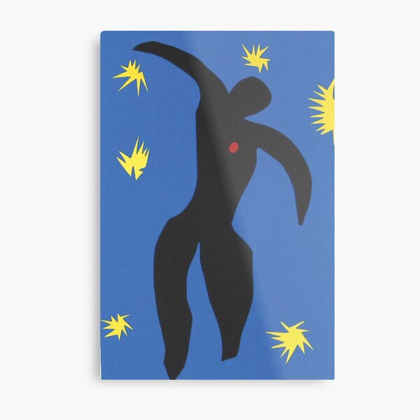 Henri Matisse, Icarus (Icare) from Jazz Collection, 1947, Artwork, Men, Women, Youth Metal Print