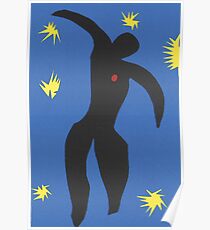 Henri Matisse, Icarus (Icare) from Jazz Collection, 1947, Artwork, Men, Women, Youth Poster