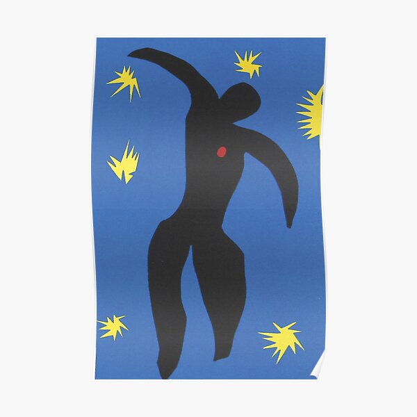 Henri Matisse, Icarus (Icare) from Jazz Collection, 1947, Artwork, Men, Women, Youth Poster
