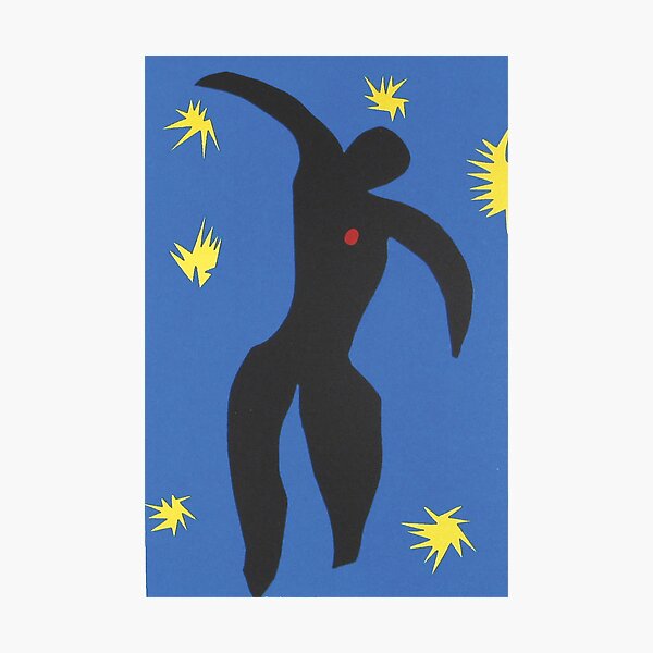 Henri Matisse, Icarus (Icare) from Jazz Collection, 1947, Artwork, Men, Women, Youth Photographic Print
