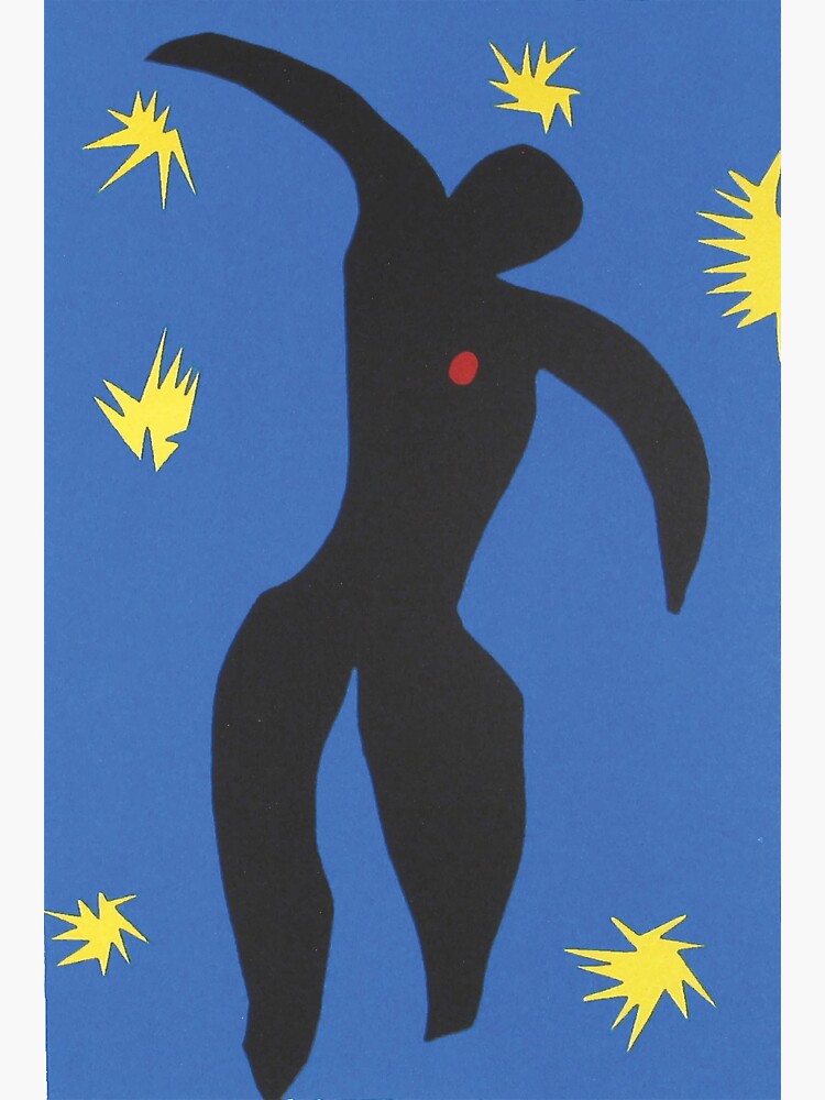 Henri Matisse, Icarus (Icare) from Jazz Collection, 1947, Artwork, Men, Women, Youth by clothorama