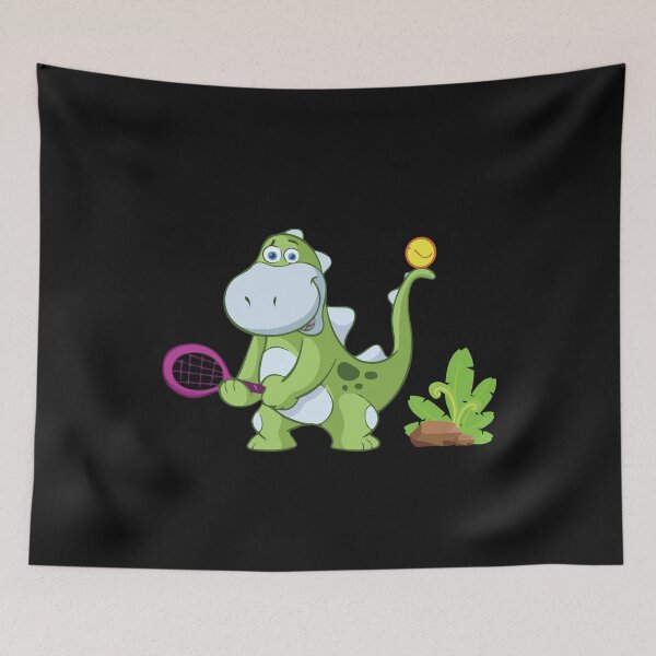Item preview, cool funny tennis Dino designed and sold by eiwo87.