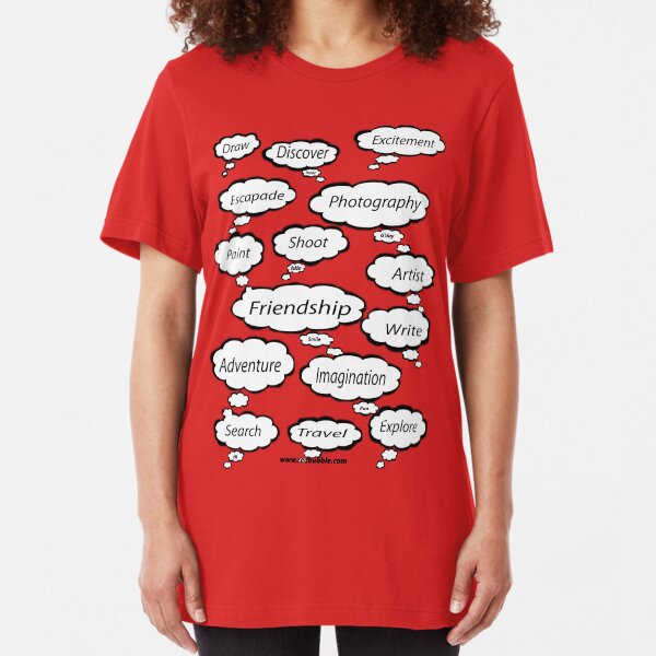 Red Bubble Artist T Shirt Slim Fit T-Shirt