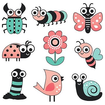Artwork thumbnail, Bugs and Stuff by Daisy Beatrice