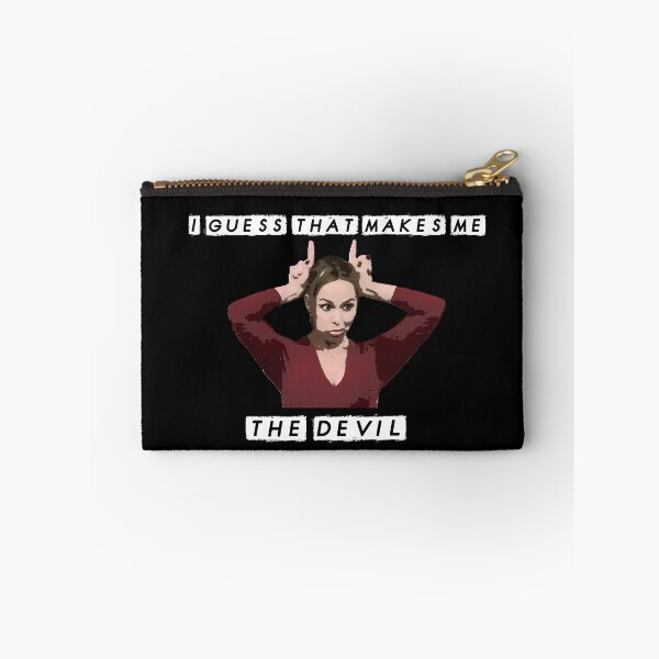 Item preview, I Guess That Makes Me the Devil Jan the Office Funny Quote Dinner Party  designed and sold by GRAPHICxBOMB.