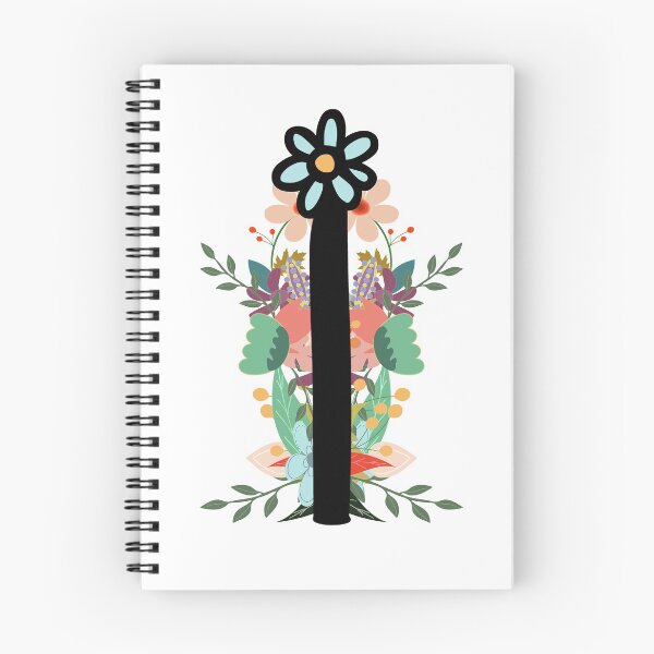 Item preview, I Monogram letter Initial Flowers designed and sold by Sid3walkArt2.