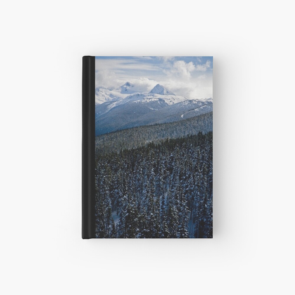 View from Whistler Mountain Hardcover Journal