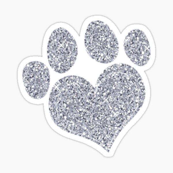 Item preview, Faux Glitter Animal Paw Heart designed and sold by SerpentSkyArts.
