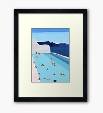 Küstenpool Gerahmtes Wandbild