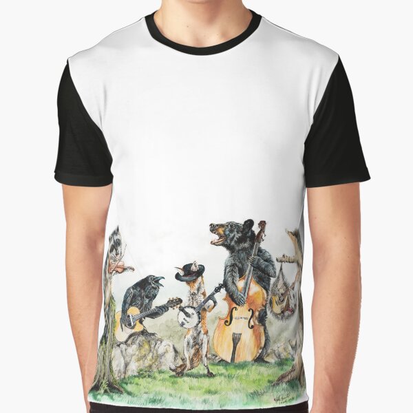 Bluegrass Gang - wild animal music Graphic T-Shirt