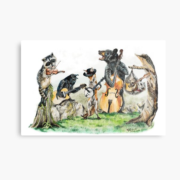 Item preview, Bluegrass Gang -  wild animal music designed and sold by HollySimental.