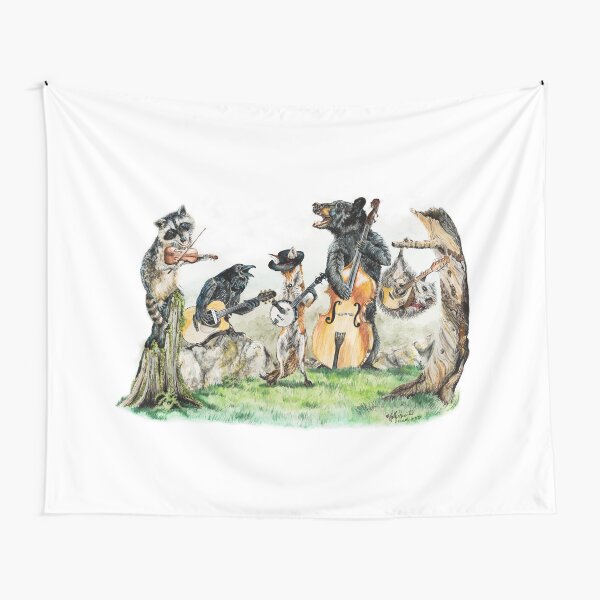 Item preview, Bluegrass Gang -  wild animal music designed and sold by HollySimental.