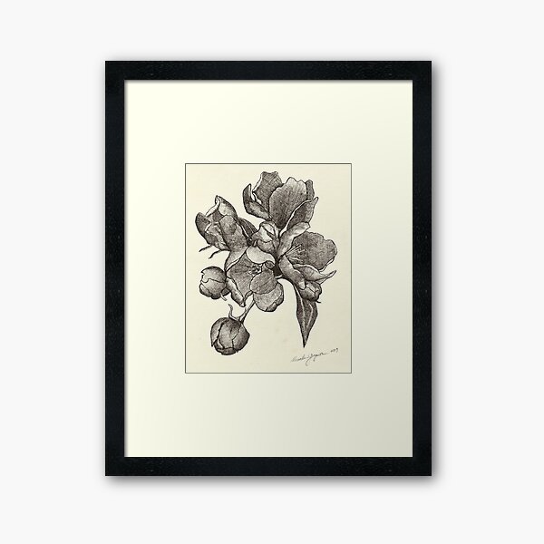 Item preview, Apple Blossom Sketch designed and sold by Monika's Painting.