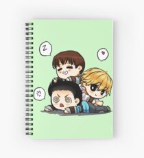 Mighty trio - thominewt Spiral Notebook
