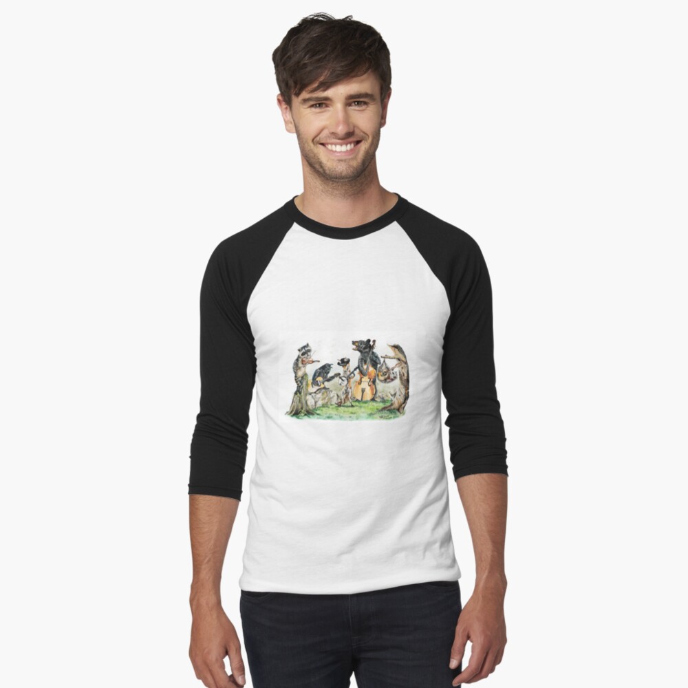 Item preview, Baseball ¾ Sleeve T-Shirt designed and sold by HollySimental.