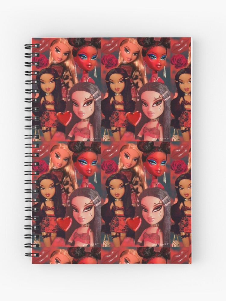 Bratz Valentines edit ❤️ Spiral Notebook for Sale by Redr0s3