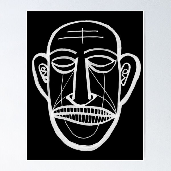 Item preview, Old man Fizzy. In Black. designed and sold by fizzylegsart.