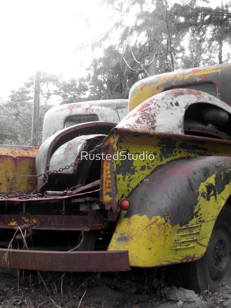 Thumbnail 4 of 4, iPhone Case, Old Rusted Pickup Trucks designed and sold by RustedStudio.