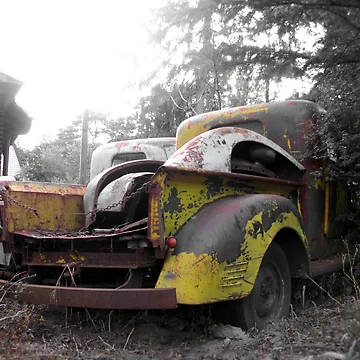 Artwork thumbnail, Old Rusted Pickup Trucks by RustedStudio