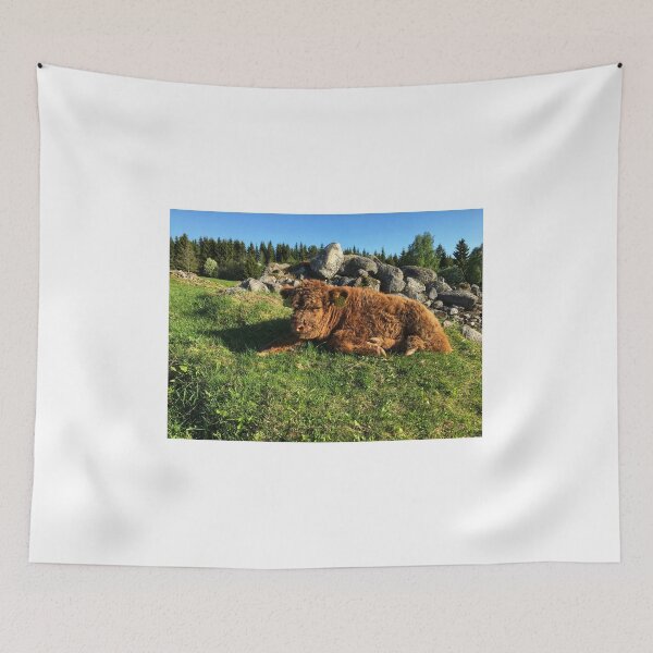 Item preview, Scottish Highland Cattle Calf 1759 designed and sold by SaarelaHighland.