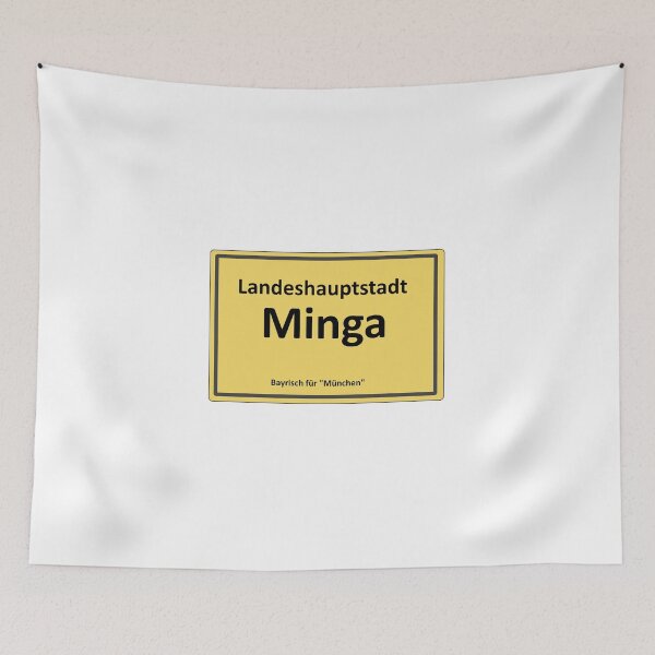 Item preview, Munich city sign Minga Oktoberfest party shirt designed and sold by Andreas-Jaeger.