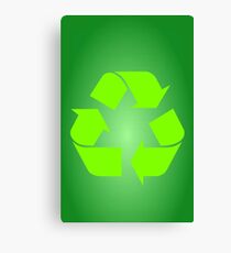 Recycle Symbol by Chillee Wilson Canvas Print
