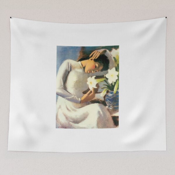 Item preview, Tô Ngọc Vân - Young Girl with Lily Flower designed and sold by RBEnt.