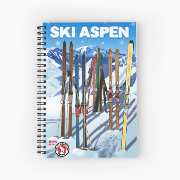 Item preview, Vintage-Style Ski Aspen Travel Poster designed and sold by travelwitheric.