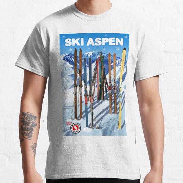 Vintage Ski T-Shirts for Sale | Redbubble