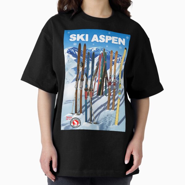 Item preview, Vintage-Style Ski Aspen Travel Poster designed and sold by travelwitheric.
