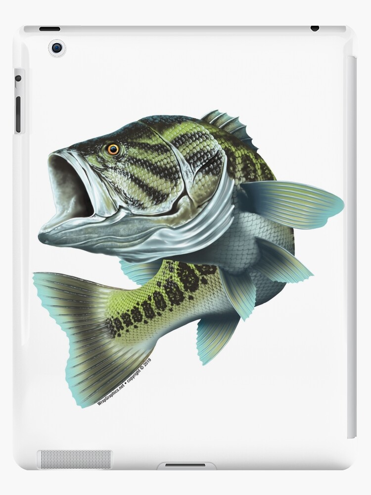 Largemouth Bass Fishing Sticker for Sale by wrapgraphics