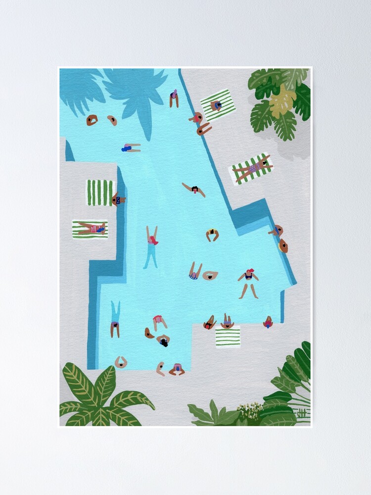 Discover Natation Coupe Nette Sport Poster