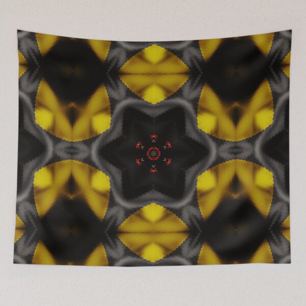 Item preview, A dark bloom on yellow designed and sold by Tiia Vissak.