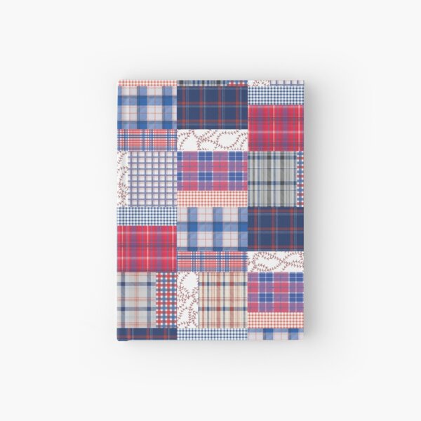 Baseball Patchwork Hardcover Journal