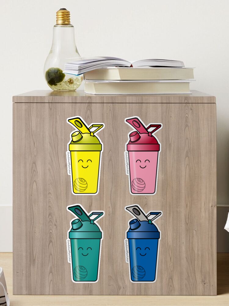 Protein Shaker Cup Illustration Sticker for Sale by BandanaMontana