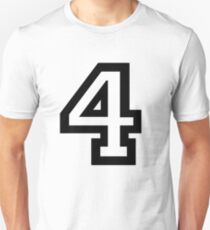 Nummer vier Unisex T-Shirt
