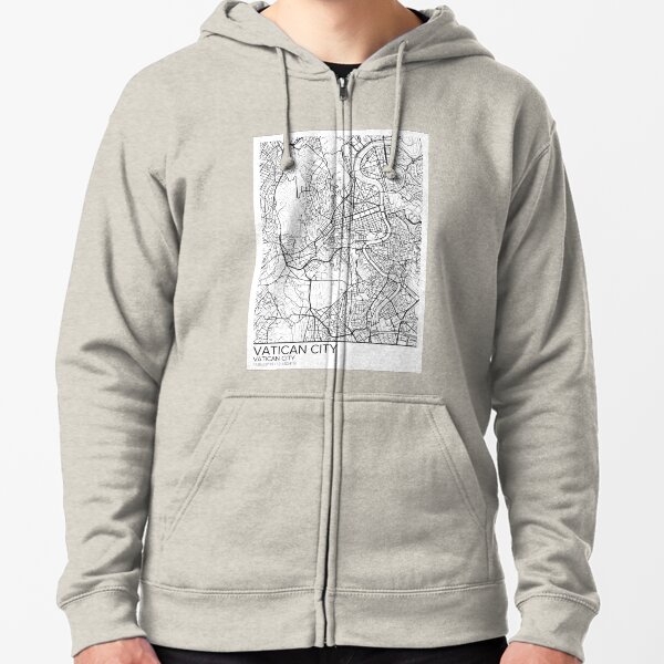 Mens Hoodies Vatican Flag Map Fashion Pullover Hooded Print Sweatshirt Jackets