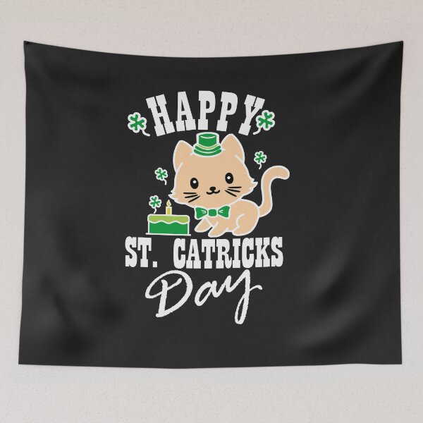 Item preview, Happy St Catricks Day St Patricks Day Cat Men Women designed and sold by hadleydesigns.