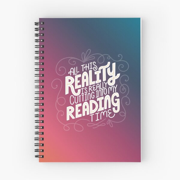 Item preview, Read Vs. Reality Typography Reading Quote Rainbow designed and sold by Kit Cronk.