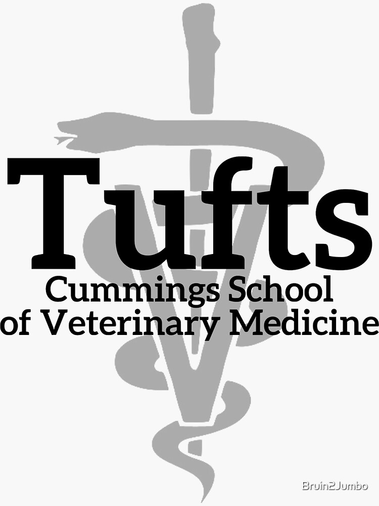 "Tufts Cummings School (Veterinary Symbol)" Sticker for Sale by