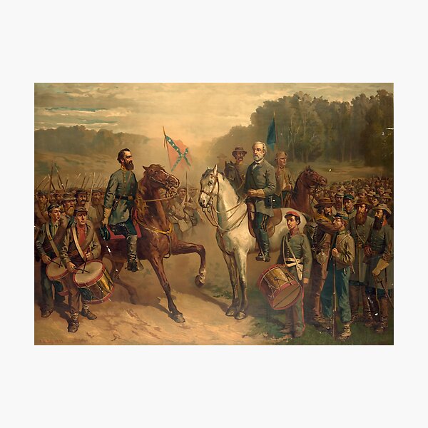 The last meeting between Gen. Lee and Jackson Photographic Print