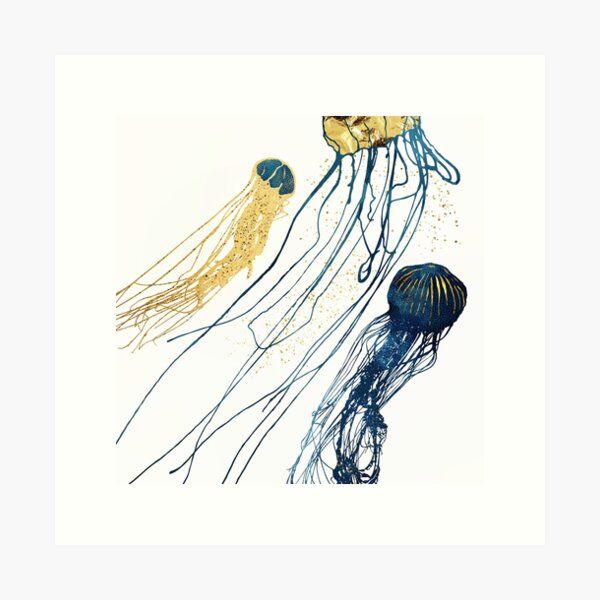 Item preview, Metallic Jellyfish II designed and sold by spacefrogdesign.