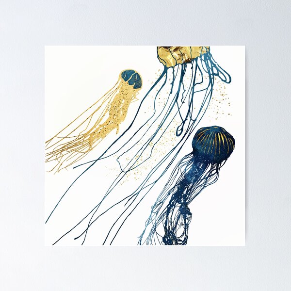 Item preview, Metallic Jellyfish II designed and sold by spacefrogdesign.