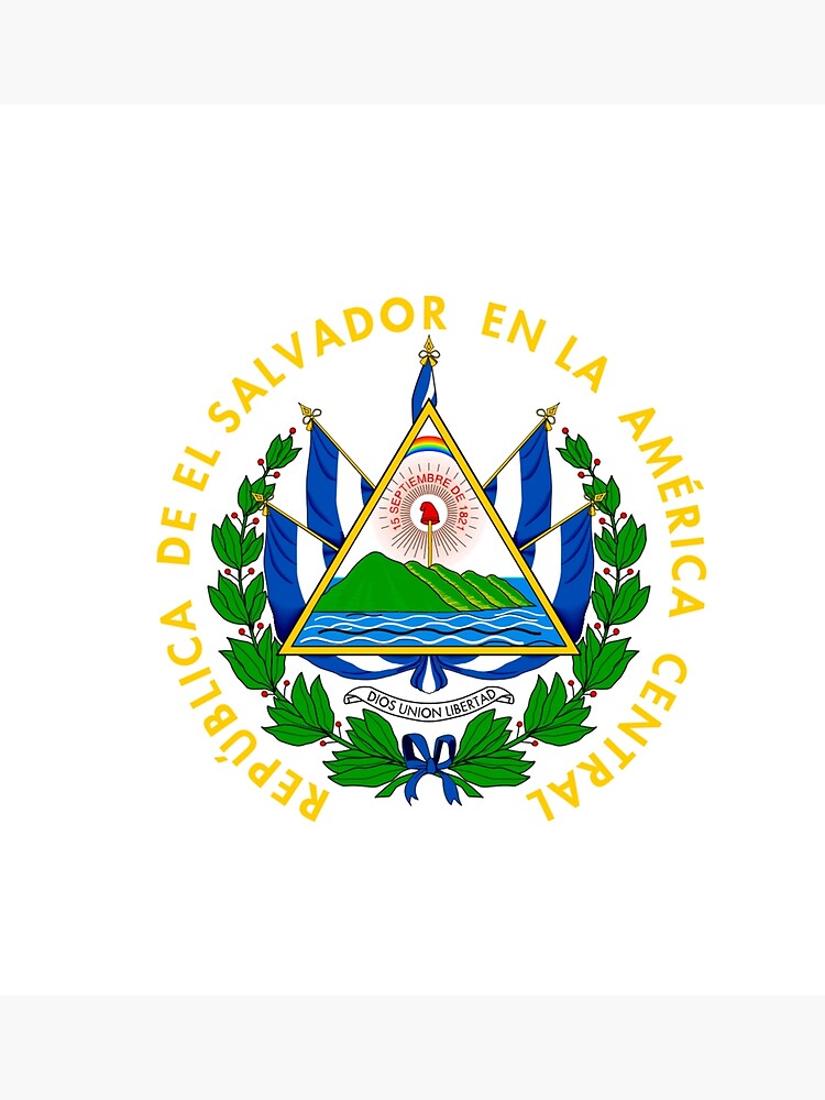 El Salvador Flag Symbol Printable