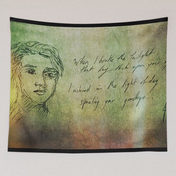 Item preview, 'When I Broke the Twilight' Poetry Illustration  designed and sold by Joanna  Harker Shaw.