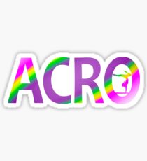 Acro Rainbow Sticker